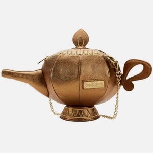 Loungefly Gold Aladdin Lamp crossbody bag